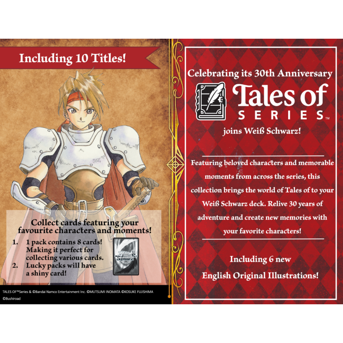 [Pre-order] Tales of SERIES Weiß Schwarz English Edition Booster Pack
